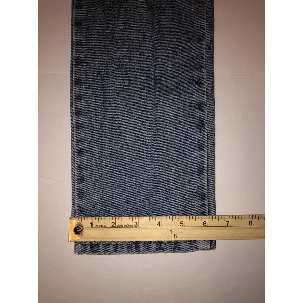 New York Jeans Mid Rise Denim Women's Size 4 Average Blue Cotton Medium‎ Wash